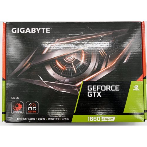 Видеокарта Gigabyte GeForce GTX 1660 SUPER OC 6144MB (GV-N166SOC-6GD) (Восстановлено продавцом, 897037) купить в Украине | Telemart фото