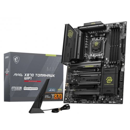 Материнская плата MSI MAG X870 TOMAHAWK WIFI (sAM5, AMD X870) (Восстановлено продавцом, 897041) купить в Украине | Telemart фото