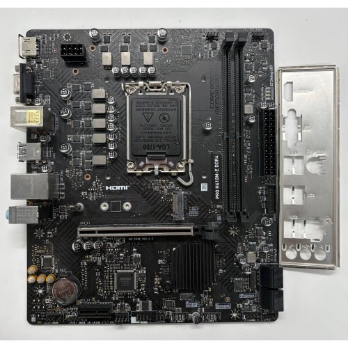 Материнська плата MSI PRO H610M-E (s1700, Intel H610) (Відновлено продавцем, 897046) купити в Україні | Telemart фото