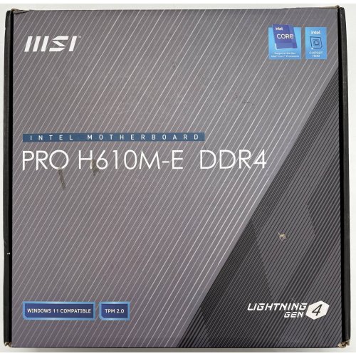 Материнська плата MSI PRO H610M-E (s1700, Intel H610) (Відновлено продавцем, 897046) купити в Україні | Telemart фото