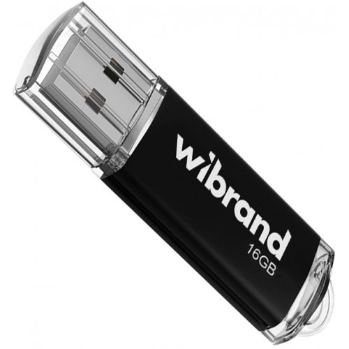 Накопичувач Wibrand Cougar 16GB USB 2.0 (WI2.0/CU16P1B) Black купити в Україні | Telemart фото