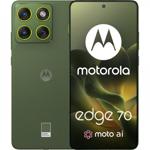 Смартфон Motorola Moto Edge 70 12/512GB (PBA50046RS) Bronze Green купити в Україні | Telemart фото