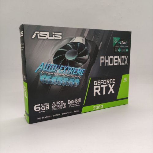 Відеокарта Asus GeForce RTX 2060 Phoenix 6144MB (PH-RTX2060-6G) (Відновлено продавцем, 897464) купити в Україні | Telemart фото