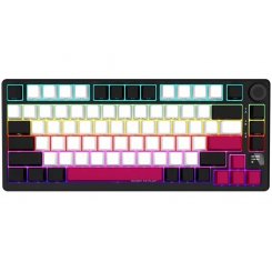 Уцінка клавіатура Lorgar KBP7075W Pro RGB Mechanical Linear Toxic Purple Switches Wireless (LRG-KBP7075W-BK-US) Black (Розкрита упаковка, 897515)