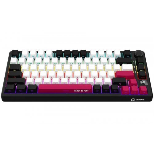 Уцінка клавіатура Lorgar KBP7075W Pro RGB Mechanical Linear Toxic Purple Switches Wireless (LRG-KBP7075W-BK-US) Black (Розкрита упаковка, 897515) купити в Україні | Telemart фото