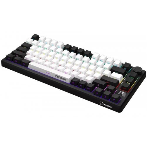 Уцінка клавіатура Lorgar KBP7075W Pro RGB Mechanical Linear Toxic Purple Switches Wireless (LRG-KBP7075W-BK-US) Black (Розкрита упаковка, 897515) купити в Україні | Telemart фото