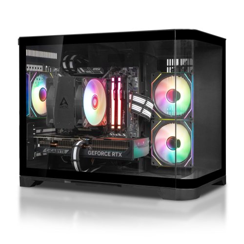 Компьютер HEXO Gaming RTX5070 Pro (HGP-HYPMR7700N507-D532S1TBK) Black купить в Украине | Telemart фото