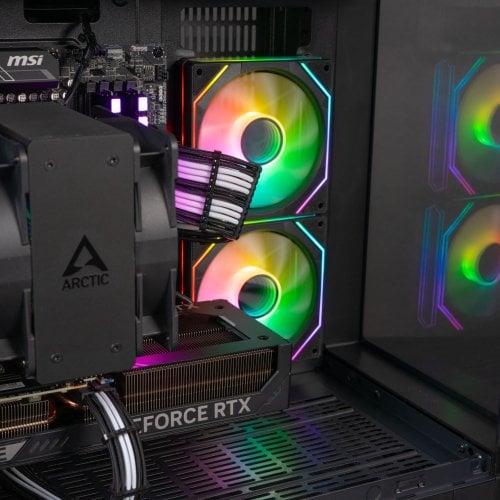 Компьютер HEXO Gaming RTX5070 Pro (HGP-HYPMR7700N507-D532S1TBK) Black купить в Украине | Telemart фото
