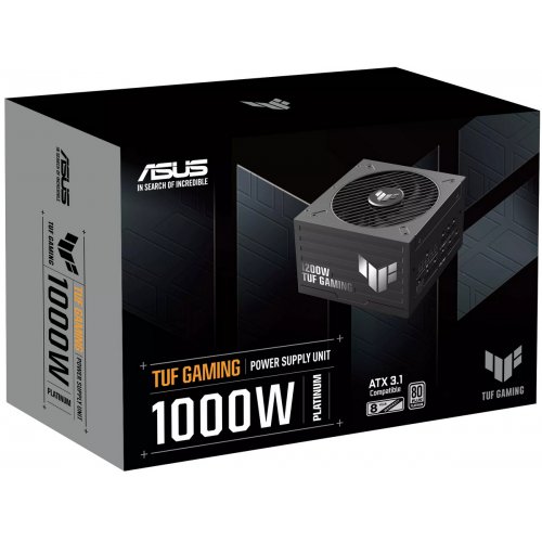Блок живлення Asus TUF Gaming 1000W Platinum (90YE0101-B0NA00) Black купити в Україні | Telemart фото