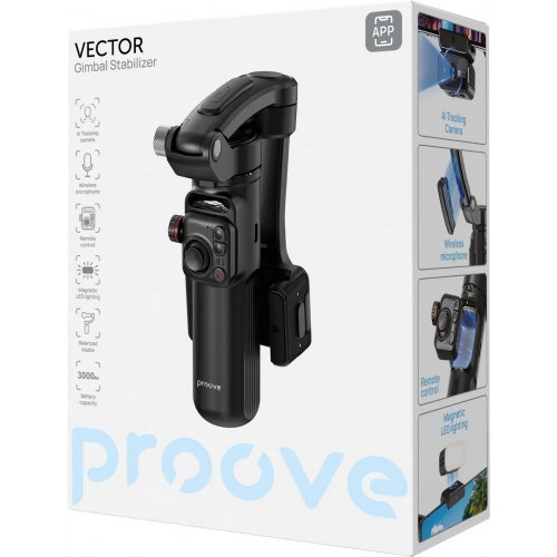 Стедікам Proove Vector Gimbal Stabilizer (MPVR00002001) Black купити в Україні | Telemart фото