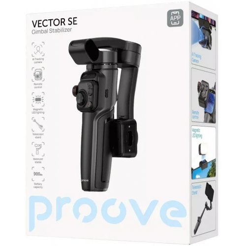 Стедикам Proove Vector SE Gimbal Stabilizer (MPVS00002001) Black купить в Украине | Telemart фото
