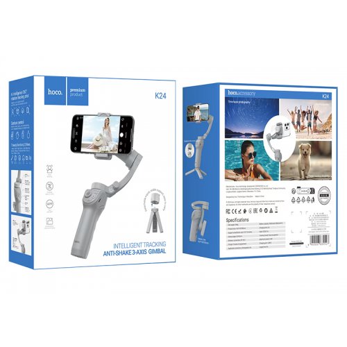 Стедікам Hoco K24 3-Axis Smart Gimbal Gray купити в Україні | Telemart фото