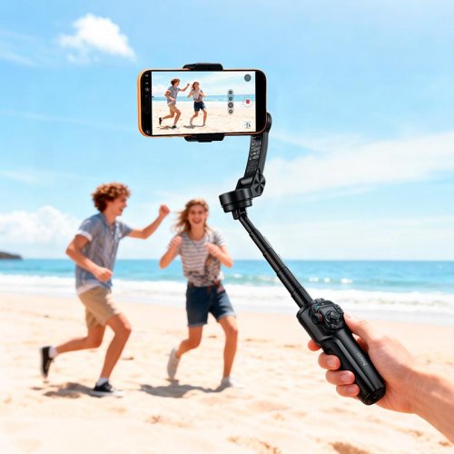 Стедикам Hoco K91 3-Axis Intelligent Gimbal Black купить в Украине | Telemart фото