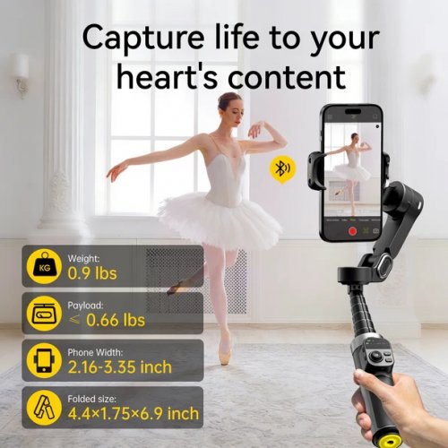 Стедикам AOCHUAN Smart X3 AI (AOCHUAN-SMARTX3AI-W) Black купить в Украине | Telemart фото