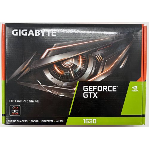 Видеокарта Gigabyte GeForce GTX 1630 OC Low Profile 4096MB (GV-N1630OC-4GL) (Восстановлено продавцом, 897742) купить в Украине | Telemart фото