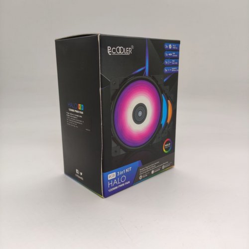 Набор кулеров для корпуса PCCooler Halo 3-in-1 RGB Kit (Восстановлено продавцом, 897777) купить в Украине | Telemart фото