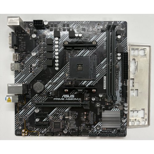 Материнська плата Asus PRIME A520M-K (sAM4, AMD A520) (Відновлено продавцем, 897796) купити в Україні | Telemart фото
