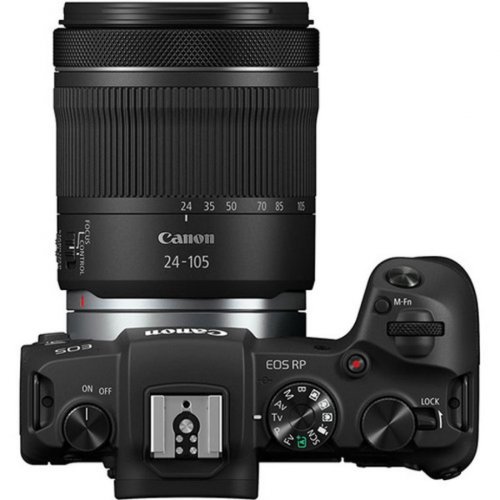 Бездзеркальний фотоапарат Canon EOS RP Kit (RF 24-105mm) IS STM (3380C154) Black купити в Україні | Telemart фото