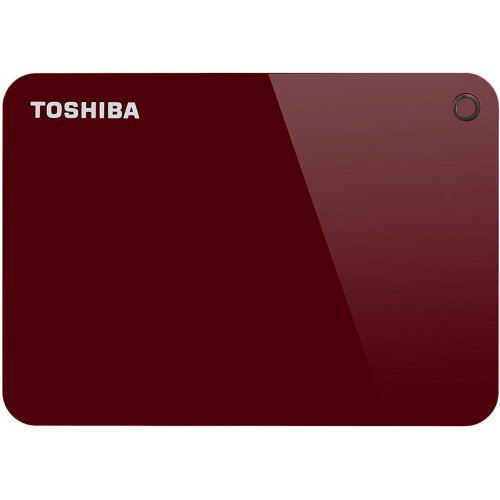 Купить Внешний HDD Toshiba Canvio Advance 1TB (HDTC910ER3AA) Red - цена в Харькове, Киеве, Днепре, Одессе
в интернет-магазине Telemart фото