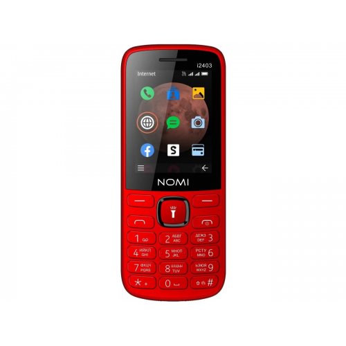 Мобильный телефон Nomi i2403 Red купить в Украине | Telemart фото