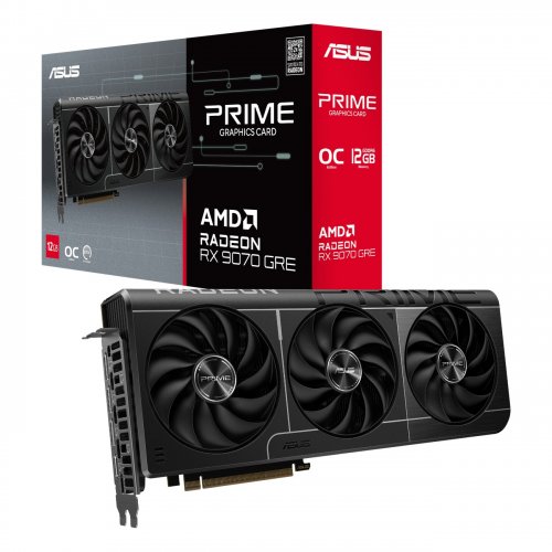 Відеокарта Asus PRIME Radeon RX 9070 GRE OC 12288MB (PRIME-RX9070GRE-O12G) купити в Україні | Telemart фото