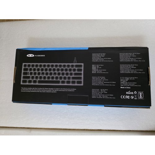 Уценка клавиатура MageGee TS91 RGB (6971969727502-UA) Black/White (Повреждена упаковка, 898002) купить в Украине | Telemart фото