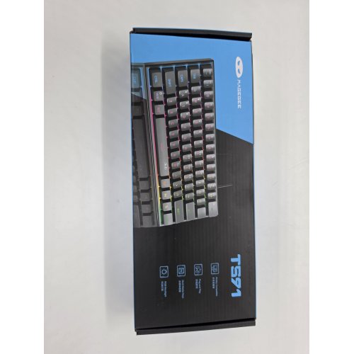 Уценка клавиатура MageGee TS91 RGB (6971969727502-UA) Black/White (Повреждена упаковка, 898003) купить в Украине | Telemart фото