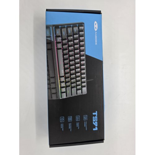 Уценка клавиатура MageGee TS91 RGB (6971969727502-UA) Black/White (Повреждена упаковка, 898006) купить в Украине | Telemart фото
