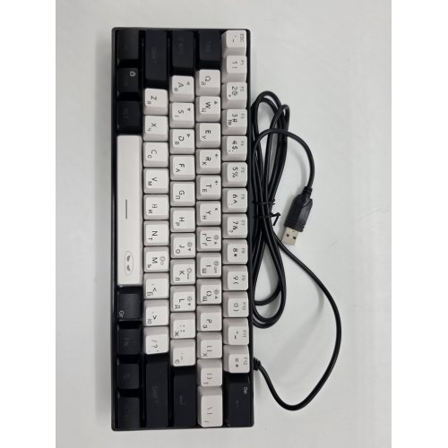 Уценка клавиатура MageGee TS91 RGB (6971969727502-UA) Black/White (Повреждена упаковка, 898006) купить в Украине | Telemart фото