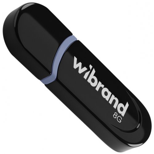 Накопитель Wibrand Panther 8GB USB 2.0 (WI2.0/PA8P2B) Black купить в Украине | Telemart фото