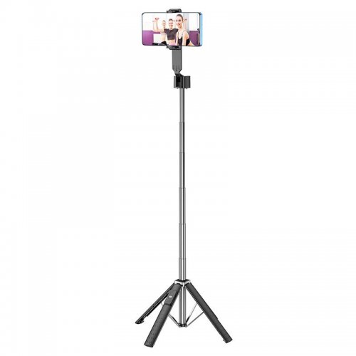 Селфі-трипод Hoco K18 Wave Four-Leg Live Broadcast Holder 97cm Black купити в Україні | Telemart фото