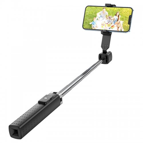 Селфі-трипод Hoco K18 Wave Four-Leg Live Broadcast Holder 97cm Black купити в Україні | Telemart фото