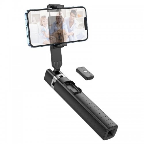 Селфі-трипод Hoco K18 Wave Four-Leg Live Broadcast Holder 97cm Black купити в Україні | Telemart фото