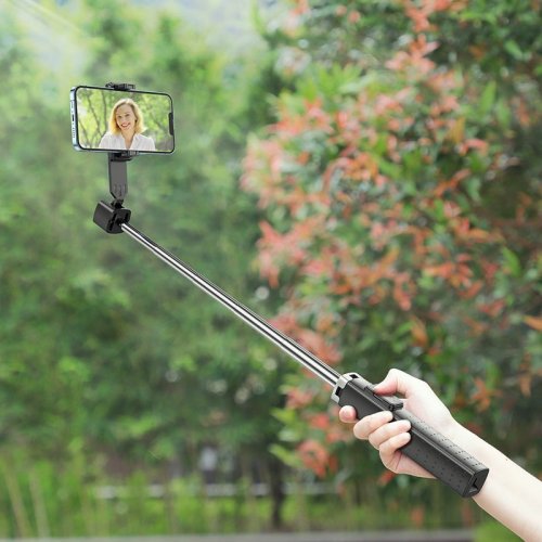 Селфі-трипод Hoco K18 Wave Four-Leg Live Broadcast Holder 97cm Black купити в Україні | Telemart фото