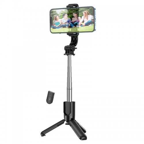 Селфі-трипод Hoco K17 Figure Mini Live Broadcast Stand 75cm Black купити в Україні | Telemart фото