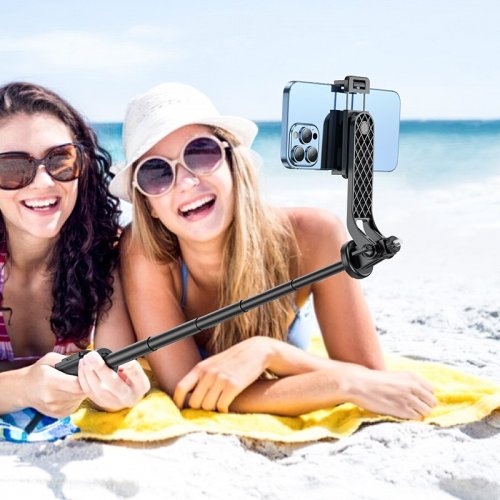 Селфі-трипод Hoco K21 Stream Aluminum Alloy Live Broadcast Holder 137cm Black купити в Україні | Telemart фото
