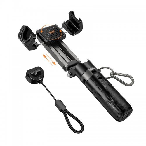 Селфі-трипод Hoco K27 Magic Portable Mini Live Broadcast Stand Black купити в Україні | Telemart фото