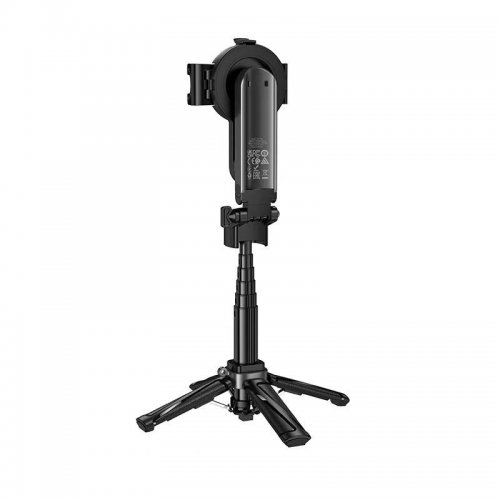 Селфі-трипод Hoco K27 Pro Magic Mini Live Broadcast Stand (Pull Clip + Magnetic Focusing Version) 48cm Black купити в Україні | Telemart фото