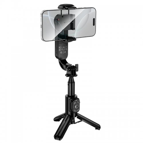 Селфі-монопод Hoco K90 Feliz Single-Axis Live Broadcast Holder Black купити в Україні | Telemart фото