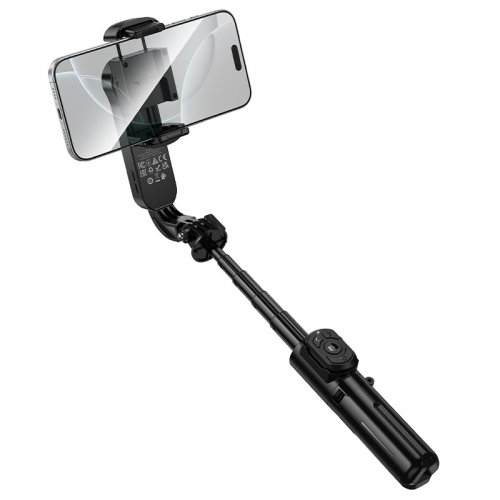 Селфі-монопод Hoco K90 Feliz Single-Axis Live Broadcast Holder Black купити в Україні | Telemart фото
