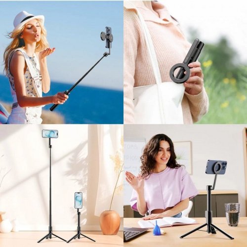 Селфі-монопод Ulanzi MG-003 Magnetic Selfie Stick Pro (M003B) Black купити в Україні | Telemart фото
