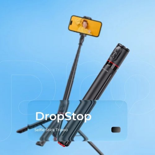 Селфі-трипод Proove DropStop 177cm (MPDS00010001) Black купити в Україні | Telemart фото