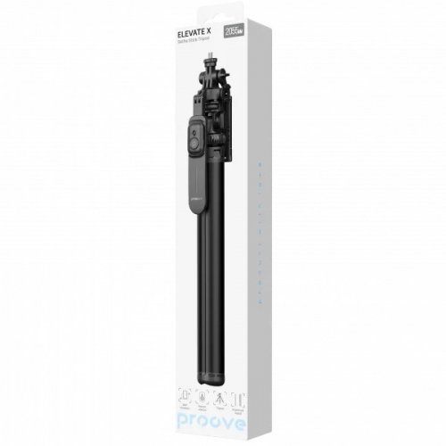 Селфі-трипод Proove Elevate X Selfie Stick 205.5cm (MPEL0010001) Black купити в Україні | Telemart фото