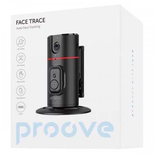 Смарт-штатив Proove Face Trace Auto Face Tracking 28cm (MPFC00010001) Black купить в Украине | Telemart фото