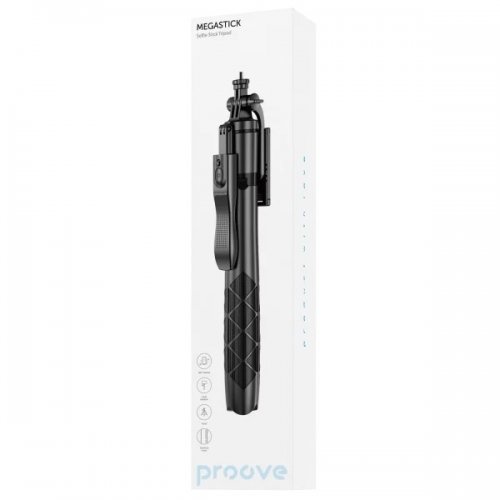 Селфі-трипод Proove MegaStick Selfie Stick Tripod 153cm (MPMS00010001) Black купити в Україні | Telemart фото