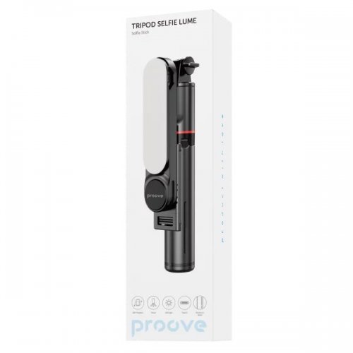 Селфі-трипод Proove Selfie Lume 111cm (MPSL00010001) Black купити в Україні | Telemart фото