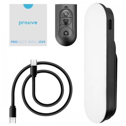 Селфі-трипод Proove Selfie Lume 111cm (MPSL00010001) Black купити в Україні | Telemart фото