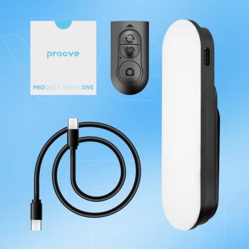 Селфі-трипод Proove Selfie Lume 111cm (MPSL00010001) Black купити в Україні | Telemart фото
