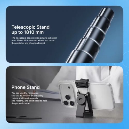 Селфі-трипод Proove Strix 181cm (MPSX00000001) Black купити в Україні | Telemart фото