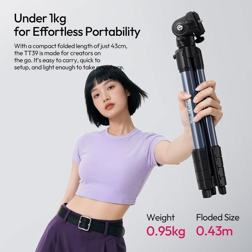 Штатив Ulanzi TT39 Video Tripod (S019) Black купити в Україні | Telemart фото